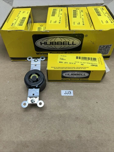 (10) HUBBELL HBL4710 RECEPTACLES TWIST-LOCK NEW IN INDIVIDUAL FACTORY BOXES