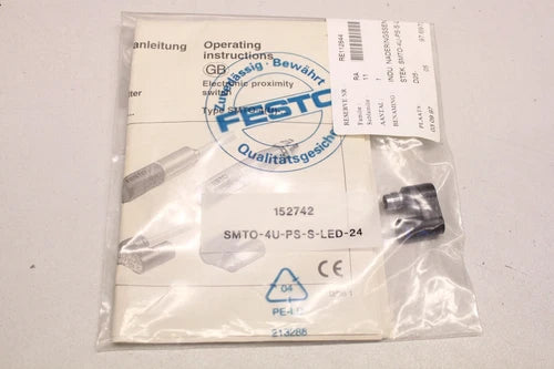 2x FESTO N?herungsschalter T-NUT SMTO-4U-PS-S-LED-24 OVP