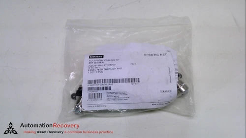 SIEMENS 6GK1901-0DM30-2AA5, 5 PIECE SET, M12 ETHERNET CABLE CONNECTOR, N #265491