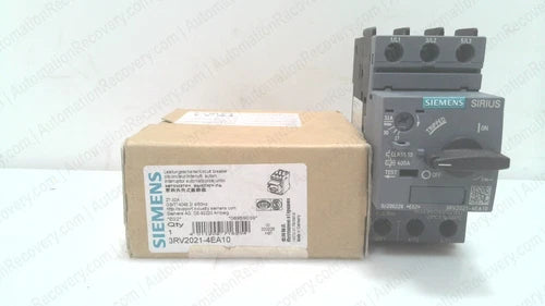 SIEMENS 3RV2021-4EA10, CIRCUIT BREAKER, NEW #339973