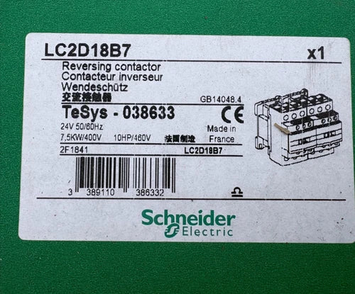 施耐德电气接触器 LC2D18B7 x1