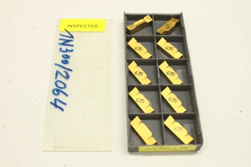 10x ISCAR HFPR 5004 IC 635 P30-P50 Wendeschneidplatten 06200008 OVP