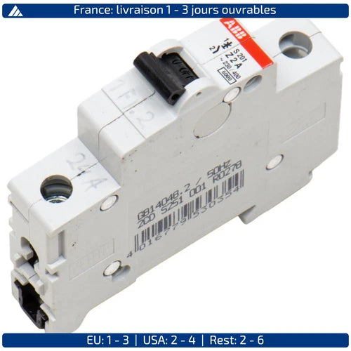 ABB S201-Z2A, Disjoncteur, S201-Z2A, S201Z2A, Not Applicable Used in stock at...