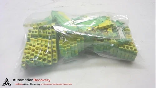 SIEMENS 8WH2 003-0CG07  GROUND TERMINAL BLOCK, AWG 28-10, NEW* #263414