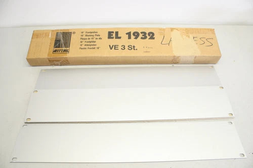 3x RITTAL EL 1932 19" Geh?use Blindplatten Frontplatten EL1932 OVP