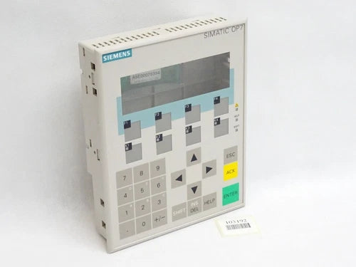 Siemens Front + Backcover Panel  OP7 A5E00076354 6AV3607-1JC sehr guten Zustand