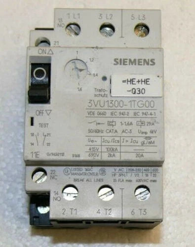 SIEMENS 3VU1300-1TG00 Leistungsschalter