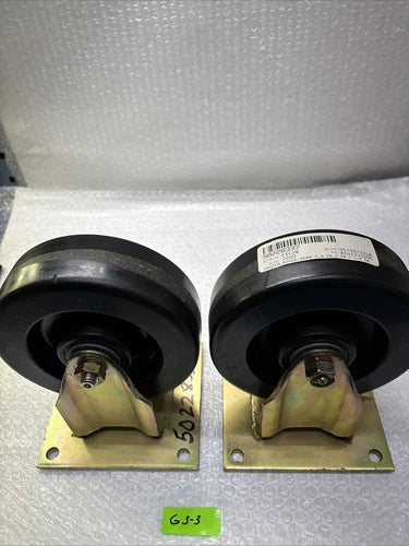 **NEW BASSICK RIGID CASTOR WHEEL ROLLER 6ER8-7,6¡± 2¡± 7 3/8¡±(QTY OF 2)&WARRANTY#