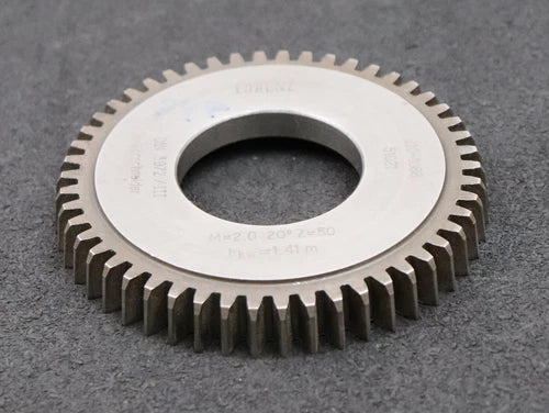 LORENZ Scheibenschneidrad Vorschneider m= 2mm EGW 20¡ã Z= 50 BP III DIN3972