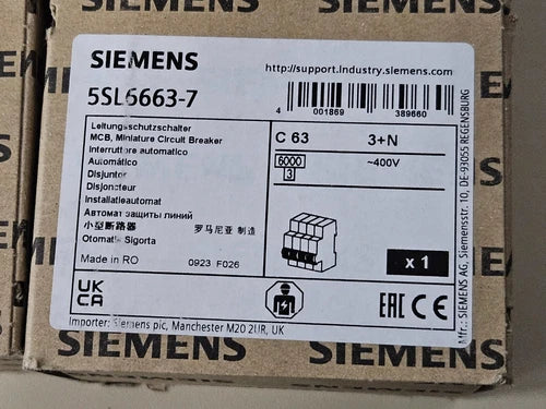 Siemens 5SL6663-7 NEW