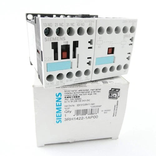 SIEMENS 3RH1422-1AP00 (230VAC 50/60Hz) CONTACTOR *E05*