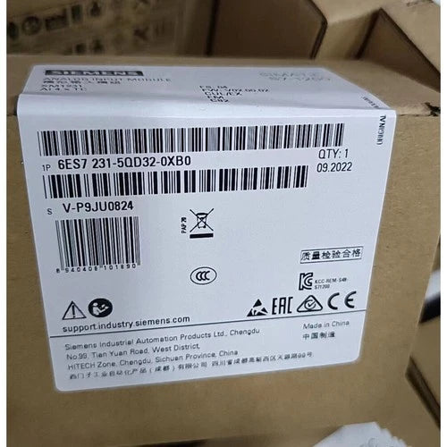 New Siemens 6ES7231-5QD32-0XB0 6ES72315QD320XB0 S7-1200 Analog Input SM 1231