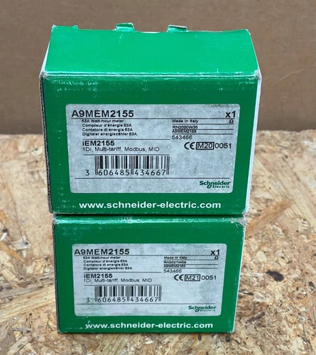 Schneider Electric - A9MEM2155 - Acti9 iEM2155 Modular Single Phase Power/Energy