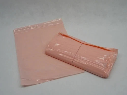 1000x Druckverschlu?beutel rosa Folienbeutel ESD 250x300mm antistatisch