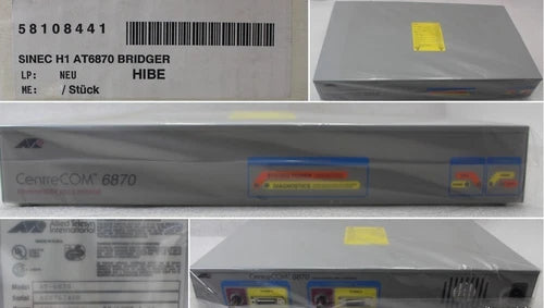 Siemens SINEC H1 AT6870 Bridger - Self Learning - 2 AUI and BNC Connectors -