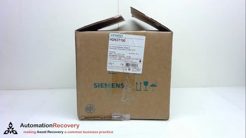 SIEMENS HDK3T100, VL CIRCUIT BREAKER, CLASS H, 100A, 3 POLE, 480VA, NEW #243123