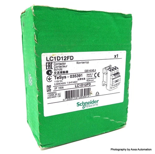 NEW Schneider 5.5kW 110VDC LC1D12FD Contactor 035391 LC1-D12FD