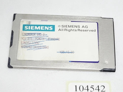 Siemens PC Card 6FC5250-3AX20-5AH0 mit Trumpf NCK Installation 5.0.4 TLC