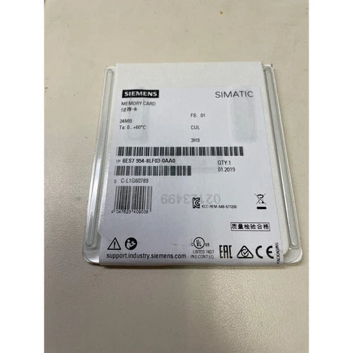 New Siemens 6ES7954-8LF03-0AA0 S7 MEMORY CARD FOR S7-1X00 6ES7954-8LF03-0AA0