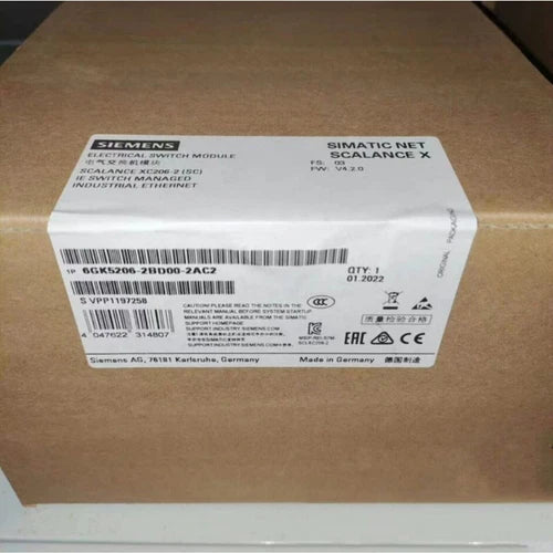 New Siemens 6GK5206-2BD00-2AC2 Electrical Switch Module Expedited Shipping