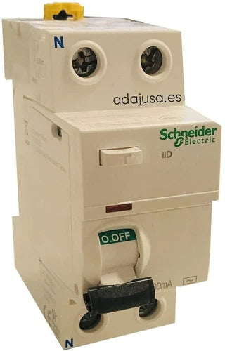 Schneider Electric Acti 9 A9R41263 ACTI9 IID 2P 63A 30MA AC-TYPE INTERRUTTORE