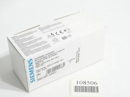 Siemens Drucktaster 3SB3601-0AA51 / Neu OVP