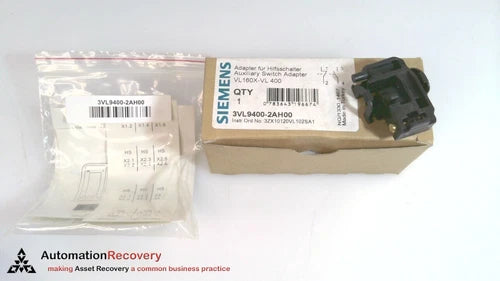 SIEMENS 3VL9400-2AH00 AUXILIARY SWITCH ADAPTER, NEW #326714