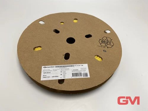 25 metros HellermannTyton Warmschrumpfschlauch HFT-A-3/4''-YW 19/9,5 mm amarelo
