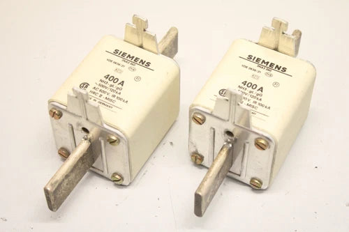 2x 西门子 450A NH Sicherungseinsatz 3NA3360