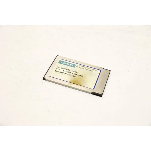 Siemens 6FC5247-0AA11-0AA3 STRATA-CARD 8MB EMPTY (B436)
