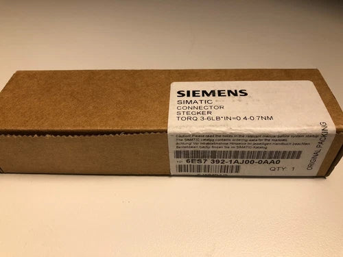 1 X Siemens Simatic 6ES7 392-1AJ00-0AA0 Siemens Connector Stecker
