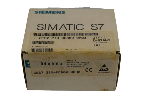 Siemens Simatic S7-200 CPU 210 6ES7 210-0CA00-0XB0 ( 6ES7210-0CA00-0XB0 ) E1