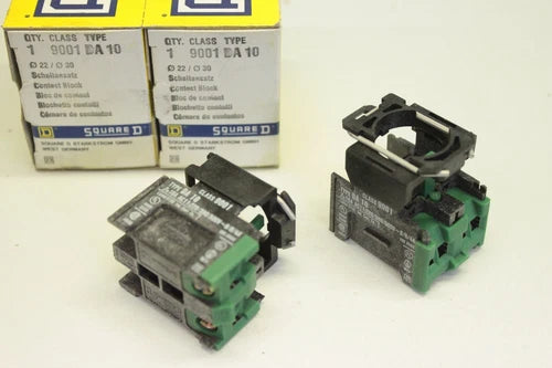 2x QUADRADO 1 9001 DA 10 Kontaktblock Schaltansatz 19001DA10 OVP