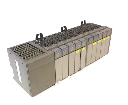Allen Bradley SLC 500 1746-P4 + 10x 1746-IB16