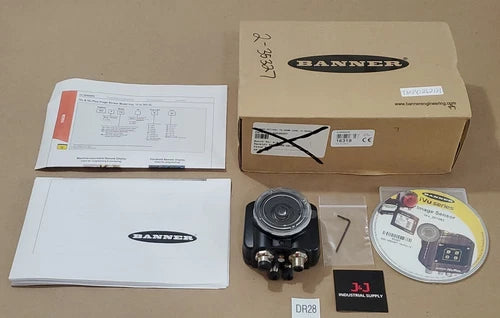 *BRAND NEW* Banner IVUPRGX25 Optical Sensor 25mm Lens 10-30Vdc 16319 + Warranty
