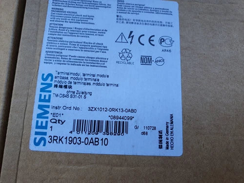 Siemens 3RK1903-0AB10 NEW