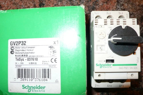 DISJONCTEUR MOTEUR MAGNETHO 24 /32 AMPERE SCHNEIDER ELECTRIC GV2P32 MERLIN GERIN