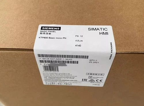 New Siemens 6AV6647-0AB11-3AX0 HMI KTP600 6" STN Display 6AV6 647-0AB11-3AX0