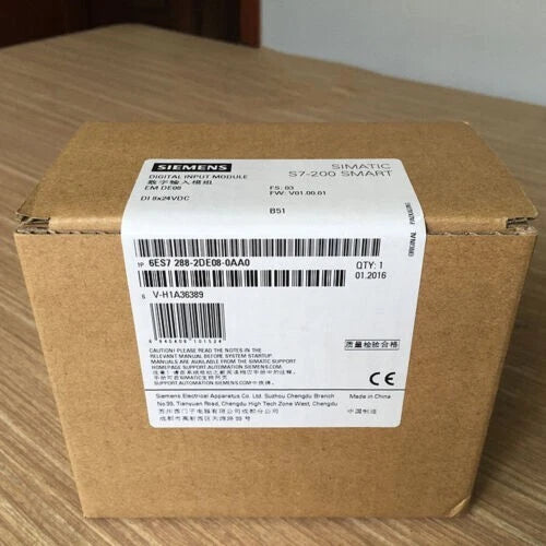 New Siemens 6ES7288-2DE08-0AA0 6ES7 288-2DE08-0AA0 S7-200s Digital Input SM DI08