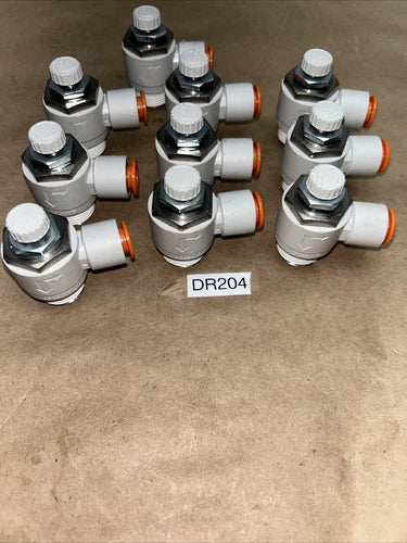 (10) SMC AS4201F Speed Control Valves NNB Fast Shipping !+ Warranty