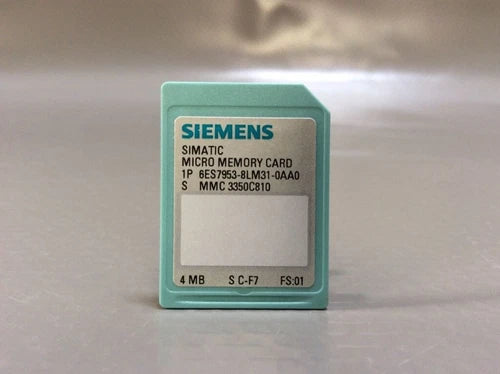 6ES79538LM310AA0 - SIEMENS - 6ES7953-8LM31-0AA0 Micro mem. card REFURBISHED