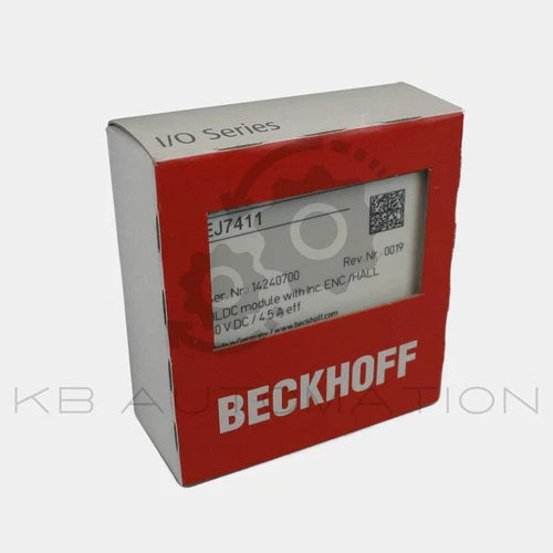 M¨®dulo plug-in EJ7411 Beckhoff EtherCAT, interface de movimento de 1 canal, motor BLDC
