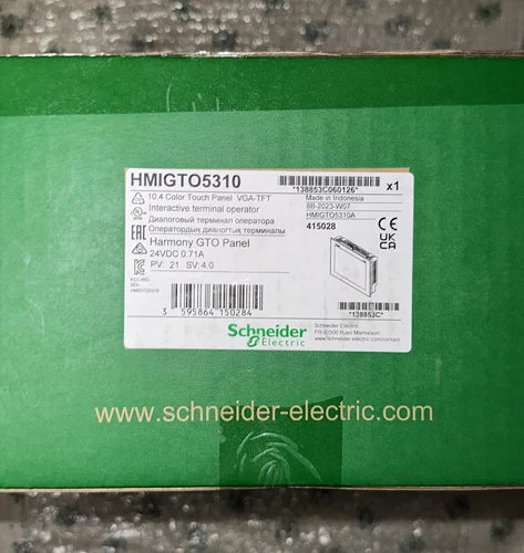 Schneider Electric, HMIGTO5310, Harmony GTO Advanced Color Touch Panel VGA-TFT