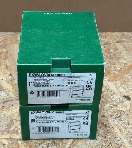 Schneider Electric - SXWAOV8HX10001 - SpaceLogic Central I/O Module, 8AO
