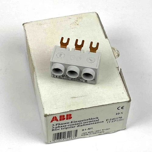 ABB S1-M1 3-Phasen-Einspeiseblock 1SA M20 1907 R1001 (5Stk.), OVP