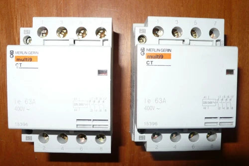 CONTACTEUR TETRA 63Amp¨¨re 4contact NO SCHNEIDER ELECTRIC MERLIN GERIN 63A 220Vac