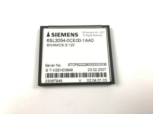 6SL30540CE001AA0 - SIEMENS - 6SL3054-0CE00-1AA0 Compactf.  card REFURBISHED