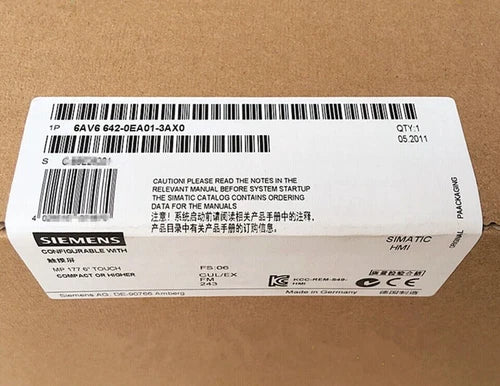 New Siemens 6AV6642-0EA01-3AX0 6AV6 642-0EA01-3AX0 MP 177 6" Touch Multi Panel