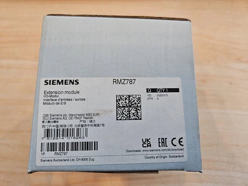 Siemens RMZ787 NEW