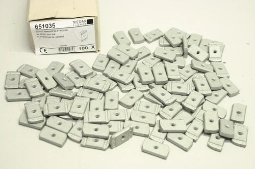 100x NIEDAX 651035F Gleitmutter M6 GEOMET 3614986510353 OVP